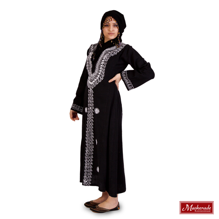 Arabisch kostuum zwarte jurk