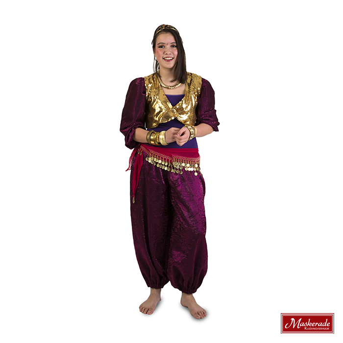 Arabisch kostuum gouden jas