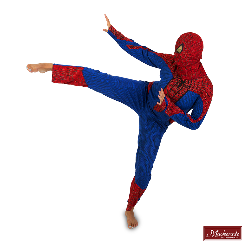sessie Slip schoenen beroerte Spiderman huren bij Maskerade Kledingverhuur